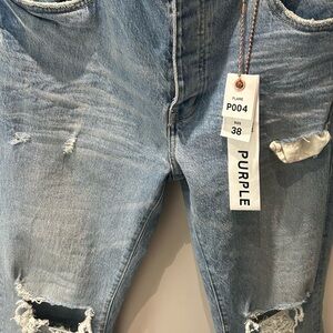 PURPLE FLARE JEANS NEVER WORN 270 SIZE 38